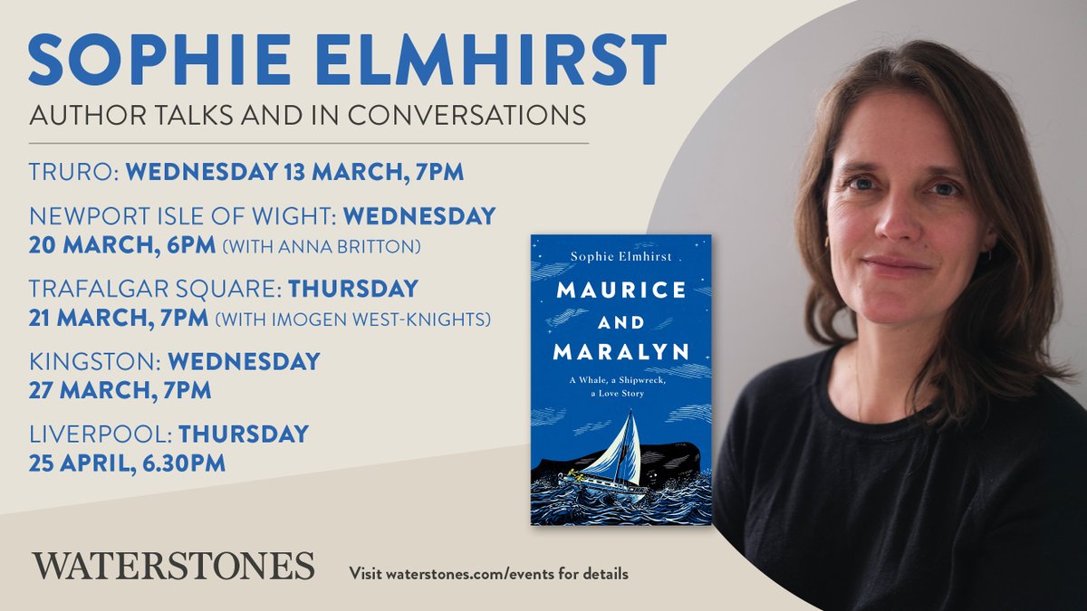 We're delighted to announce @SophieElmhirst will be joining us in store for an author talk, 27th March at 7pm. We look forward to seeing you there! Be sure to buy your tickets from the website to avoid disappointment: rb.gy/fxou6b @vintagebooks