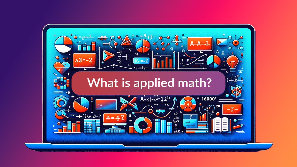 COMAPMath's tweet image. What is applied #mathematics and why is it so important? Well, #appliedmath, unlike pure mathematics, is deeply rooted in real-world applications. But there&apos;s a lot more to it! 

Read our latest blog post:  buff.ly/3T4VLF5 

#math #mathteacher #mathstudent