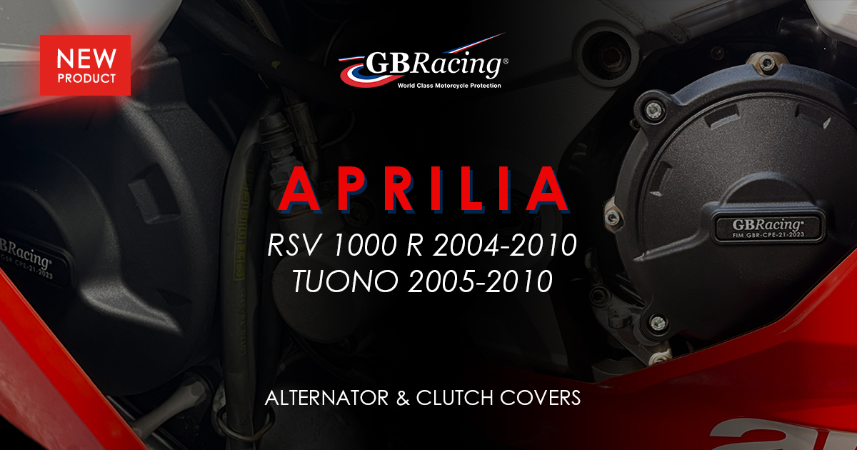 GBRacing protection is now available for the second generation of Aprilia's legendary RSV1000 R, Factory and Nero (2004-2010) as well as the corresponding Tuono models (2005-2010). More info here: mailchi.mp/gbracing.eu/ap… #Aprilia #RSV1000 #RSV1000R #Tuono