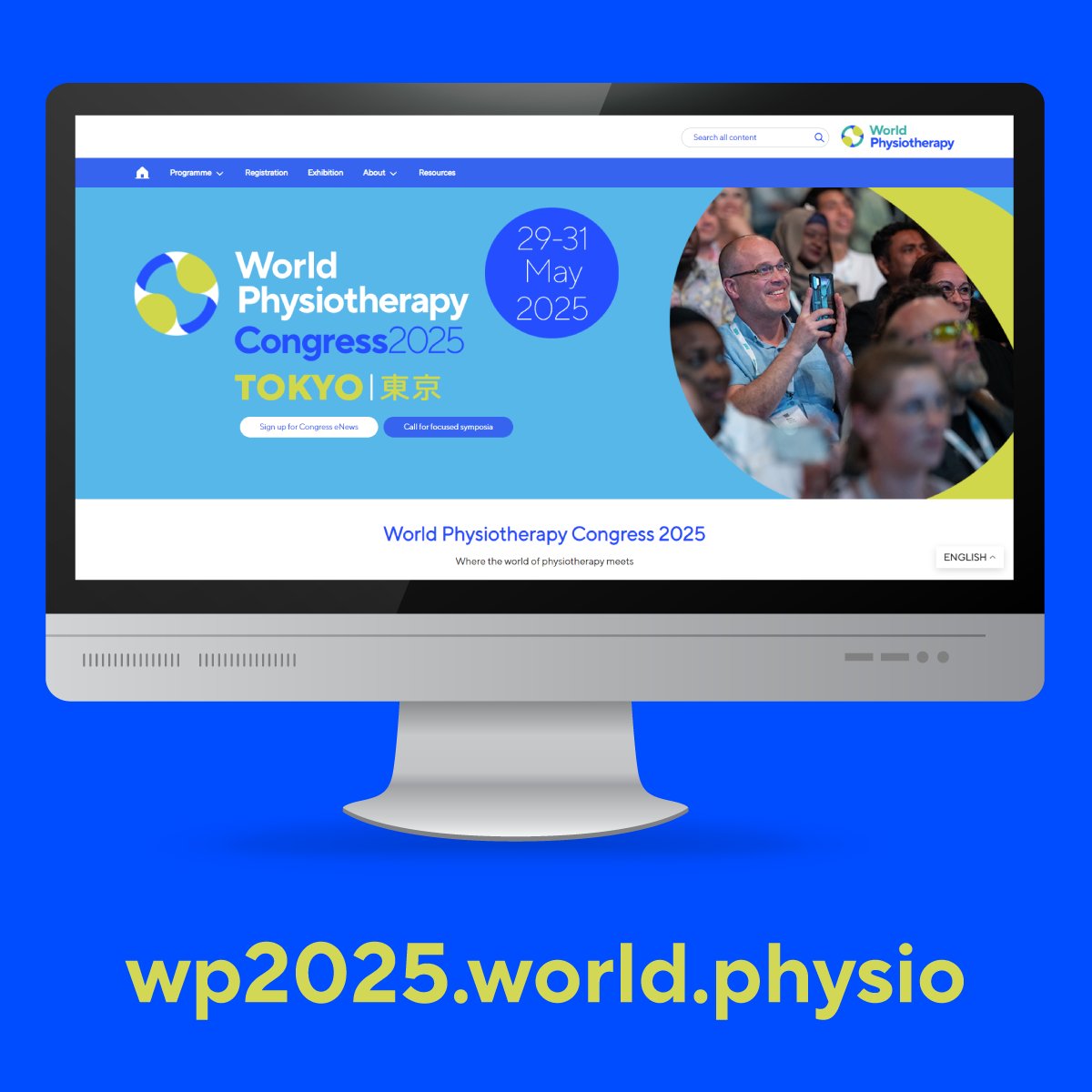 The website for #WorldPhysio2025 is live Find out more: ow.ly/N5AY50QFxeJ The call for focused symposia opens on 26 February 2024 #GlobalPT @AWcpta @WorldPhysioAWP @ERWorldPhysio @WorldPhysioNACR @WorldPhysioSAR