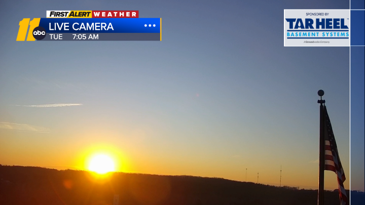 KweilynM's tweet photo. The sun is up! #Roxboro #ncwx @ABC11_WTVD https://t.co/F8rqcVOQmZ