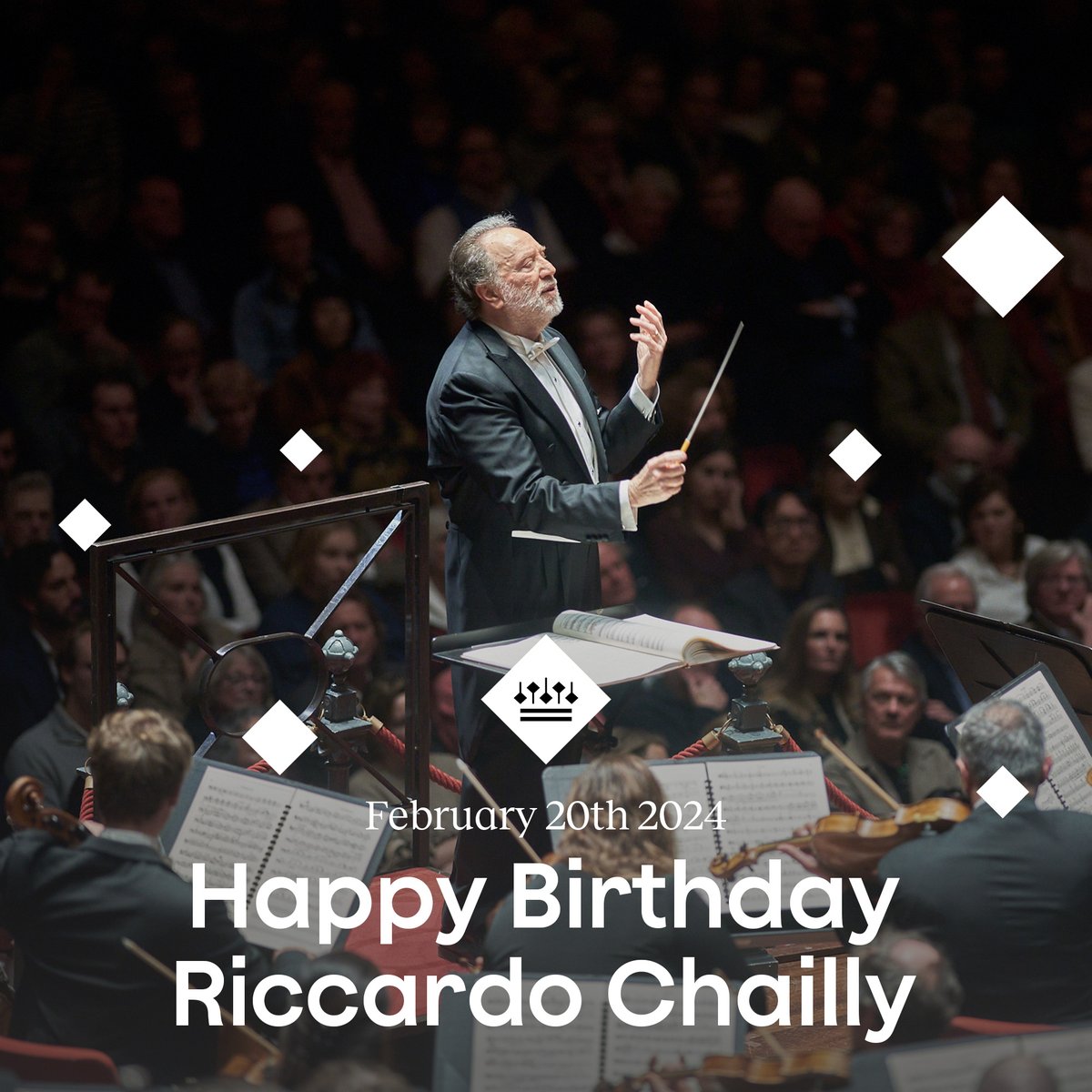 Happy birthday to our conductor emeritus Riccardo Chailly! May your day be filled with music! 🥳