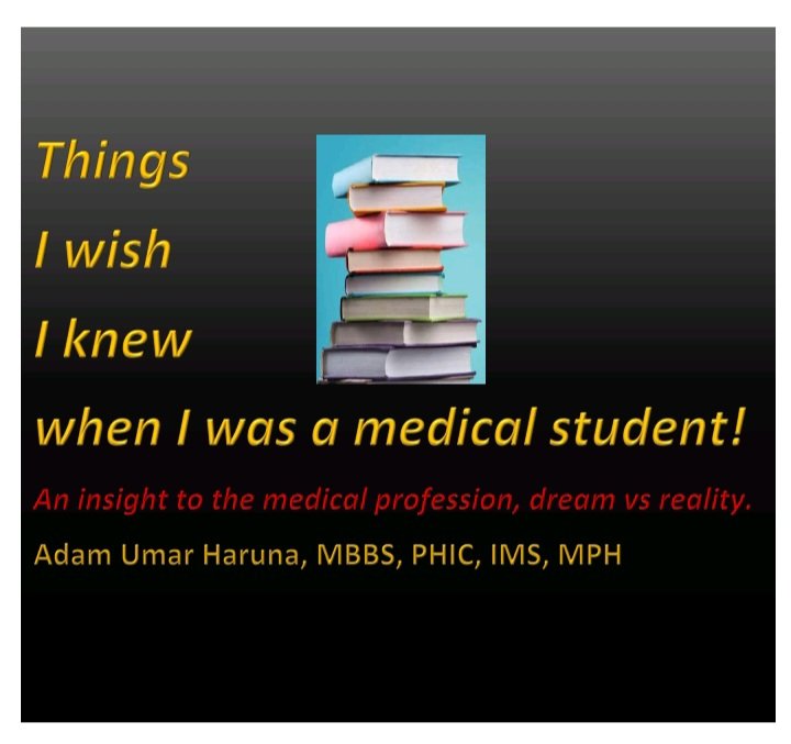 New Book alert! Working on this. I hope it will be beneficial to the future medical Doctors. Unveiling the reality of medical practice vs dream! Career choice etc.