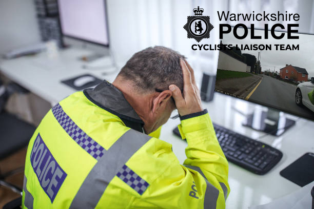 DHKITCH's tweet photo. @WarksCyclist Meanwhile At Warwickshire Police Specialist Cyclist Liaison Team..."ffs...Greg... another looney submitting videos that prove nothing...lack calibration or measurement to depict actual issue".
#WastingPoliceTime https://t.co/rtu17cVAII