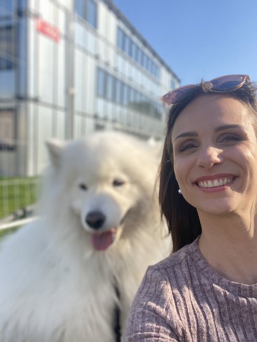 My polar bear 🐻&zwj;❄️ Do you have pets? 😃 https://t.co/kGp8GJmRRd<a href="/tag/freeclip"class="tags"><span>#freeclip</span></a>