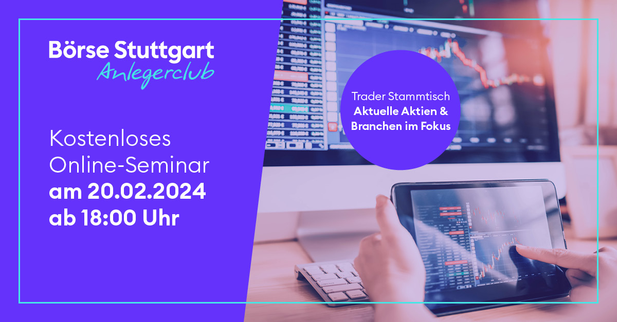 Nutze Deine Chance heute um 18 Uhr ⏰ Sprich mit unseren Experten über interessante KI-Aktien und weitere aktuelle Börsenthemen - stelle Deine Fragen an Richy und Simon Betschinger 👏 Anmeldung: boerse-stuttgart.de/de-de/service/… #boerse #boersestuttgart #boersenwissen #traderstammtisch