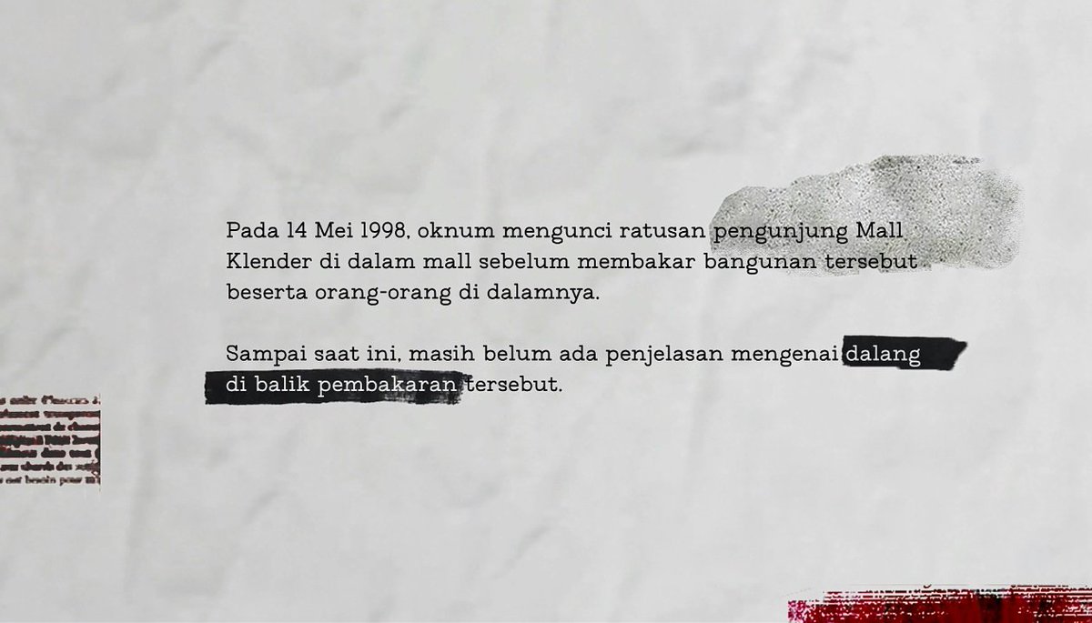 Meski durasinya singkat, 'Dia Pergi dan Belum Kembali' adalah film dokumenter yg powerful. Terasa pilu tapi juga pengingat penting ke sejarah kelam negeri ini. 

Tentang seorang ibu yg masih gigih perjuangkan keadilan bagi putranya yg menghilang dalam tragedi kerusuhan 1998.