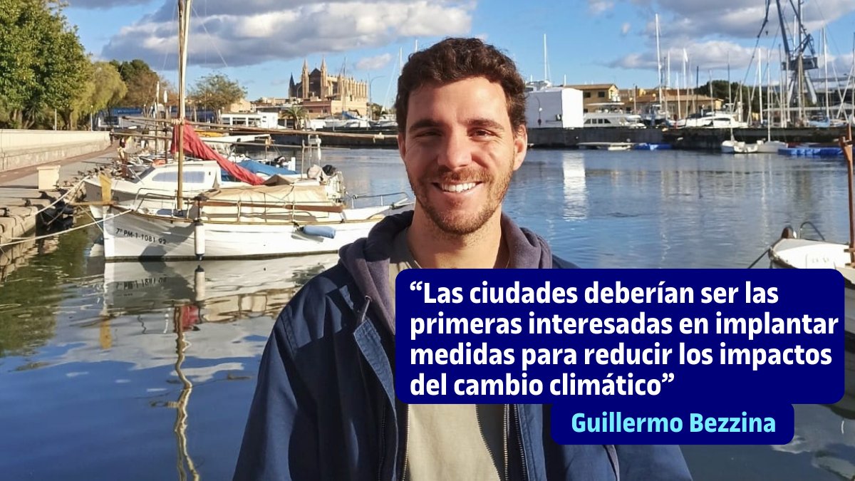 UOCedcp's tweet image. 🌐 Compartiendo experiencias para un futuro más sostenible: 

@G_Bezzina, Máster @UOCciudad, nos invita a reflexionar sobre el papel crucial que desempeñan los espacios urbanos en la mitigación de los efectos del cambio climático.

Lee la entrevista 👉blogs.uoc.edu/edcp/es/guille…