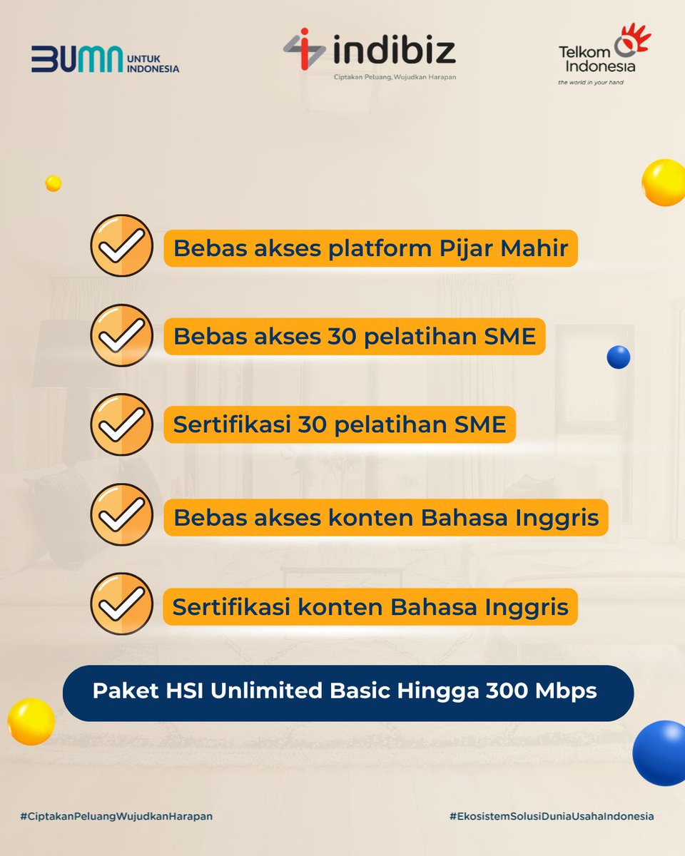 indibiz_sumatra's tweet photo. Kuasai dunia digital marketing untuk sosial media bersama Pijar Mahir!

Dapatkan gratis training Sosmed Ads dengan bundling HSI unlimited basic + Pijar Mahir.

Harga mulai dari 400 Ribuan!Yuk, jadi expert di bidangmu sekarang!

#Indibiz #CiptakanPeluangWujudkanHarapan https://t.co/QDMg66c6aM