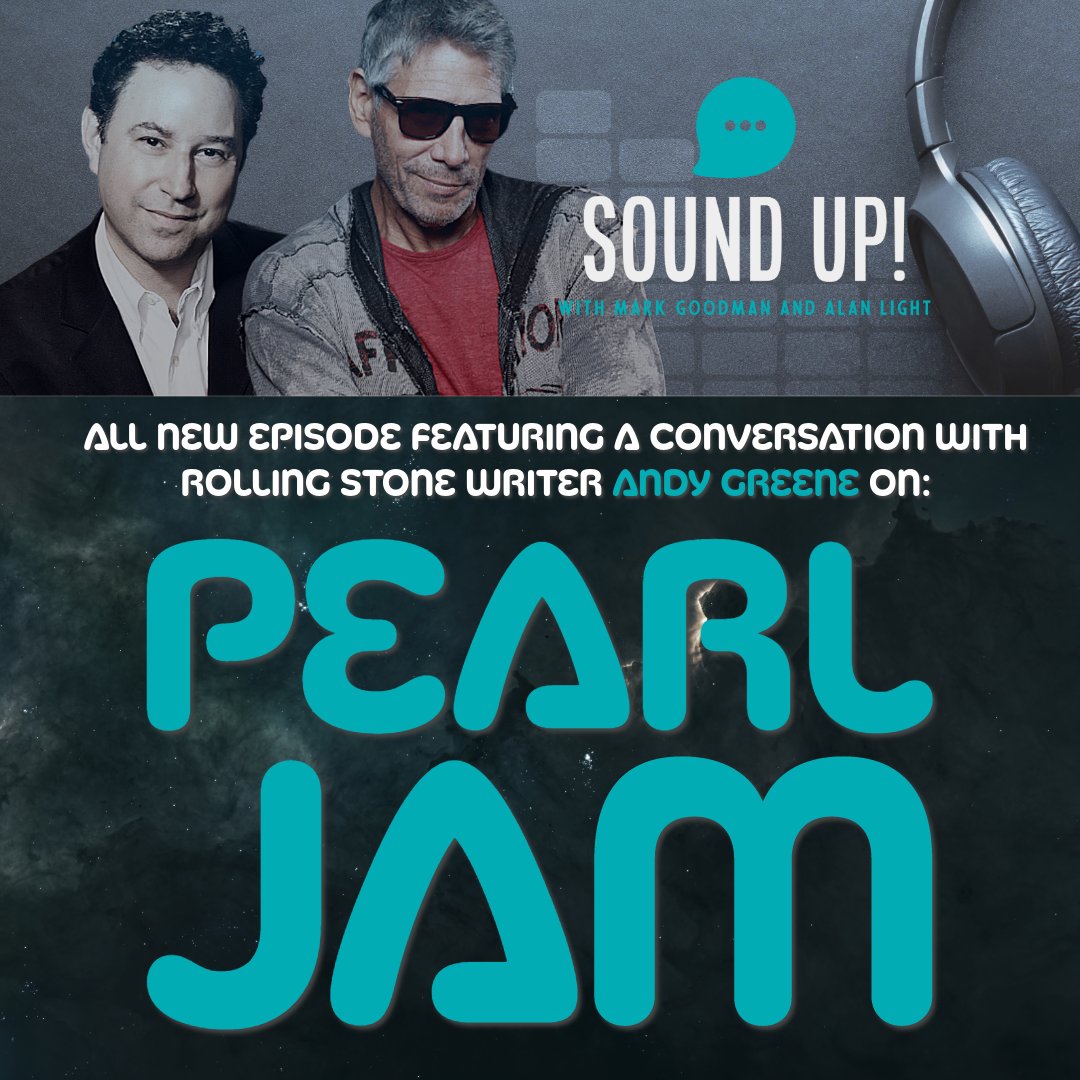 sounduppod's tweet image. new episode talking @PearlJam with @RollingStone &apos;s Andy @greeneandy plus news on, @bobmarley, @BeeGees, @brianeno  and more.  sounduppod.com  #pearljam #sounduppod podcasts.apple.com/us/podcast/sou…