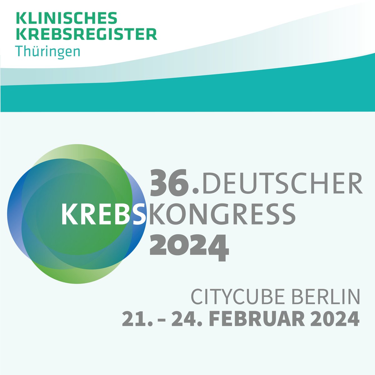 Wir freuen uns sehr, diese Woche am 36. Deutschen Krebskongress in Berlin teilnehmen zu können! 👏

🙏Wir sind dankbar für die Möglichkeit, an diesem wichtigen Event teilnehmen zu können und sind gespannt! 
#dkk2024 #Krebsforschung #GemeinsamgegenKrebs #zkkr #Qualitätssicherung
