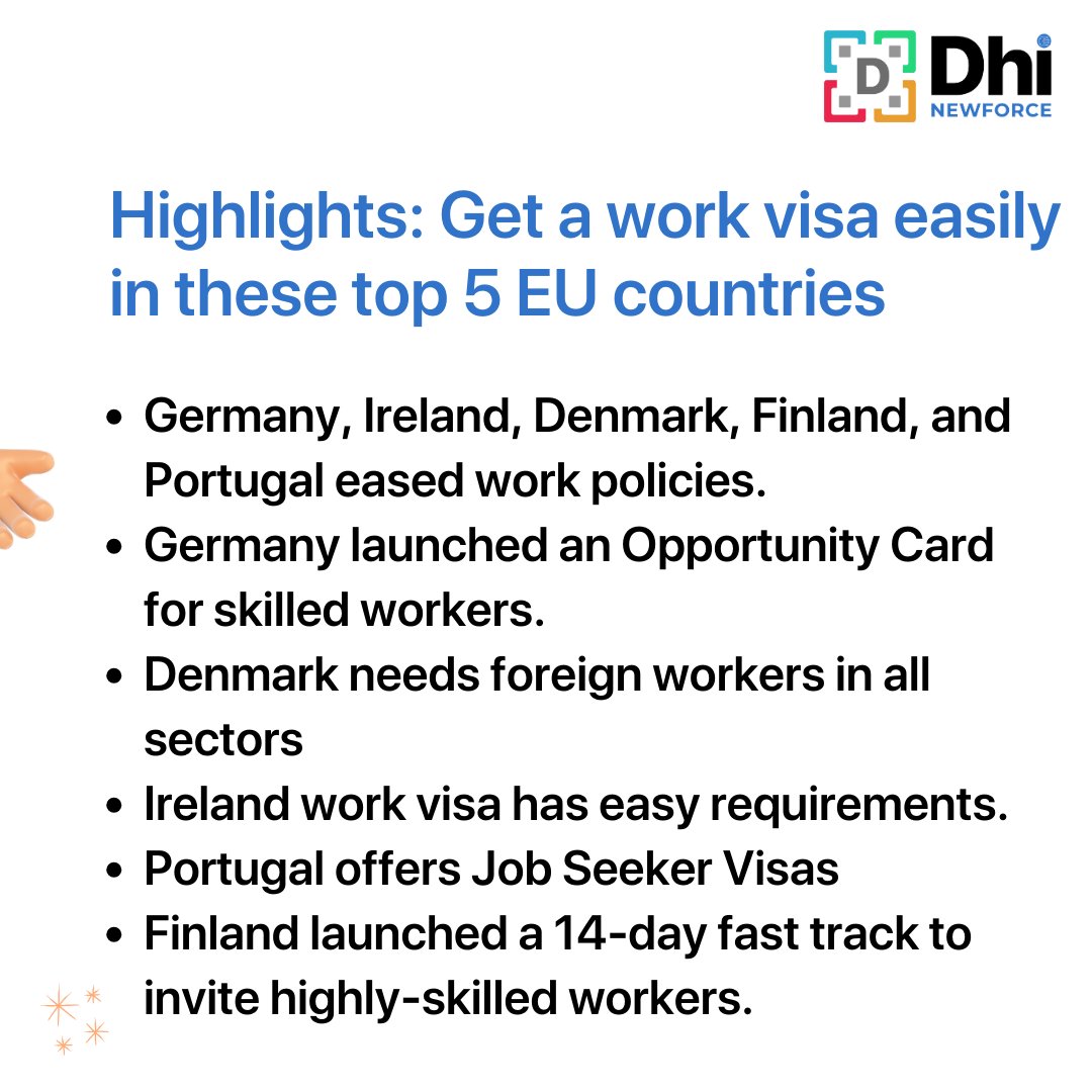 NewforceLimited's tweet image. Interested candidates, please share your updated CVs at experts@newforceltd.com

Register here: newforceltd.com/in/

#JobInGermany #JobInDenmark #JobInFinland #CareerOpportunities #OverseasImmigration #DhiNewforce #DreamJob #WorkVisa #EUOpportunities #InternationalCareer