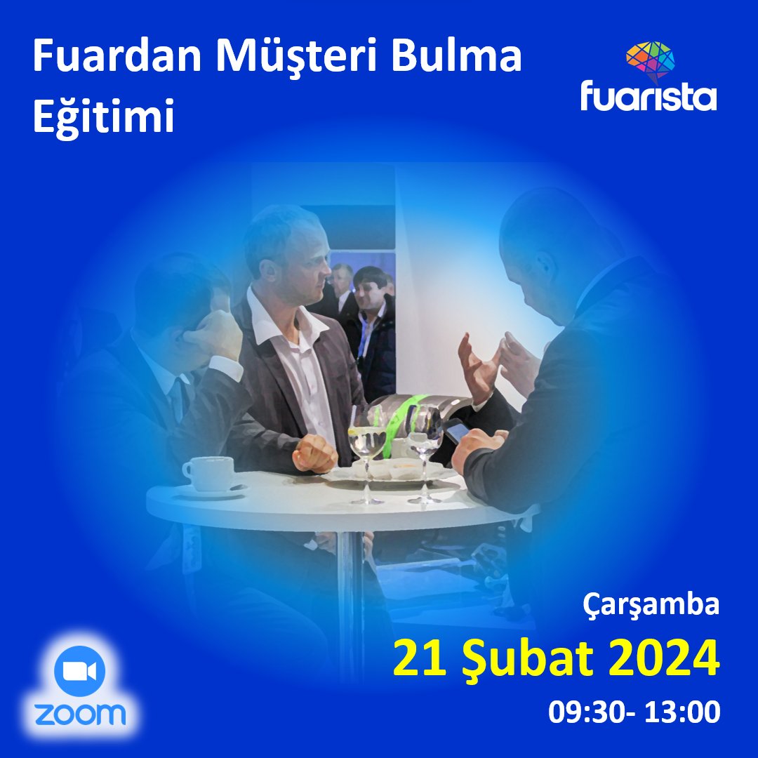 🎙 Fuardan Müşteri Bulma Eğitimi
👨‍💼 Mehmet DÜKKANCI
🏛 Fuarista Eğitmeni
🗓 21 Şubat 2024 Çarşamba
🕘 09:30-13:00 Türkiye Saati
⌛ 3 buçuk saat
🔗 fuarista.com/egitimler/fuar…