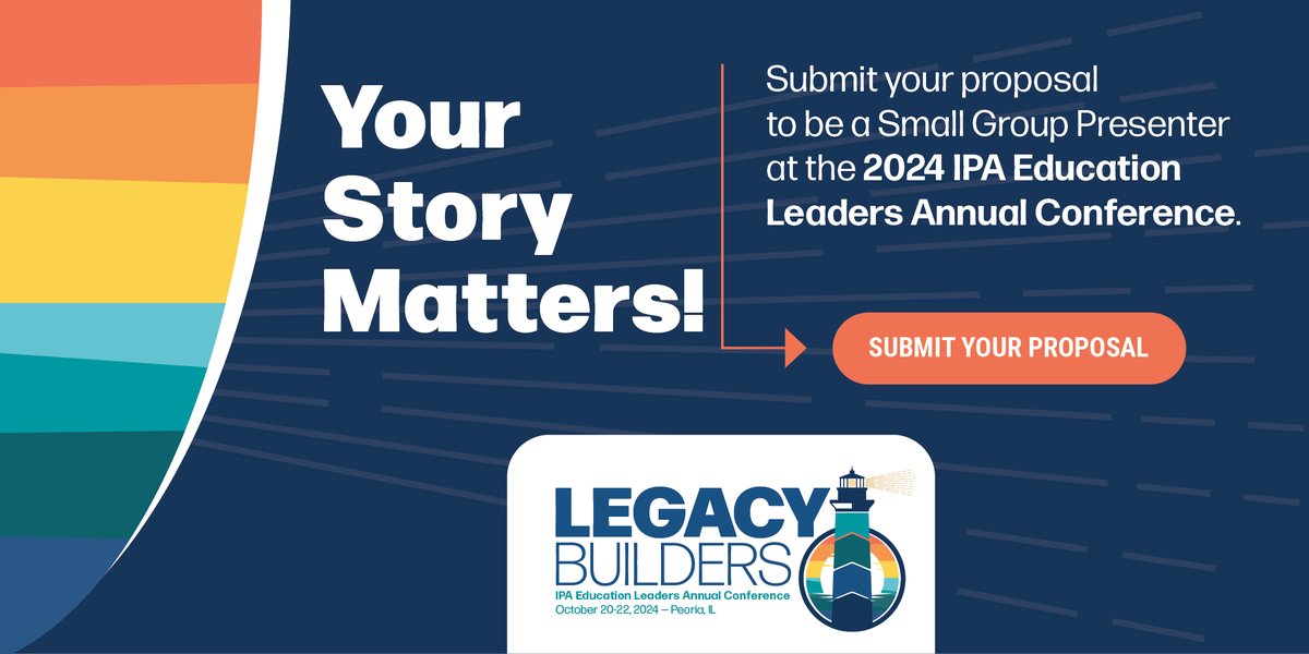 Calling all education leaders and innovators! Your story matters, and we want to hear it! Submit your proposal for the 2024 IPA Education Leaders Annual Conference (deadline is March 31). Let’s inspire and learn together! ow.ly/yatB50QFpqT