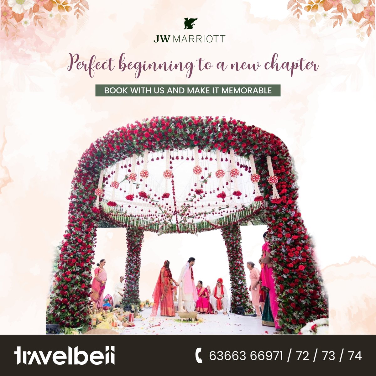 TravelbellI's tweet photo. Embrace a new chapter at JW Marriott

Elevate your events with world-class service and luxury amenities.

Create memories that last a lifetime at JW Marriott.
Start your next chapter with us! Dm us @travelbell.in
📞: ±91 6366366971 /72 /73

#travelbell #jwmarriott #marriotthotels https://t.co/4T2tv8BaDG
