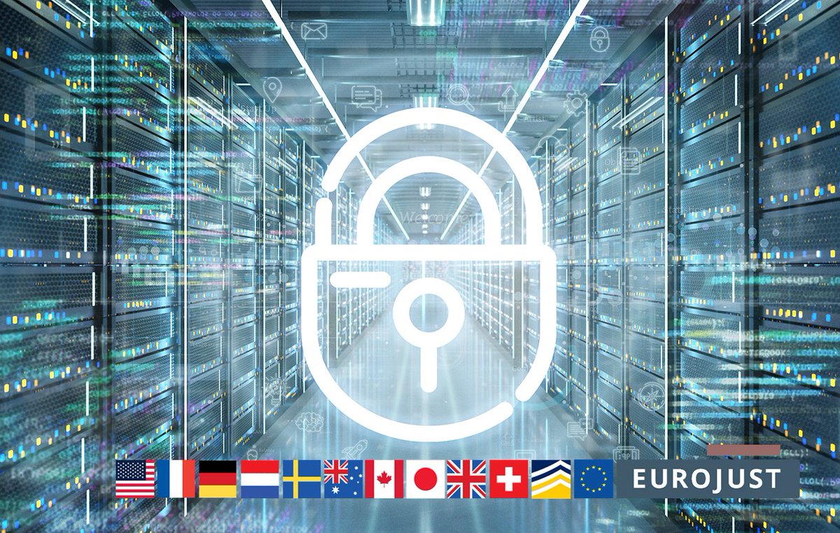 🔨 The world’s most active #ransomware operation #LockBit received a hit with #Eurojust &amp; <a href="/Europol/">Europol</a> support.

2⃣ people arrested,
3⃣4⃣ servers down,
2⃣0⃣0⃣ cryptocurrency accounts frozen.

Full story in our press release ⤵️
europa.eu/!MnMmpT