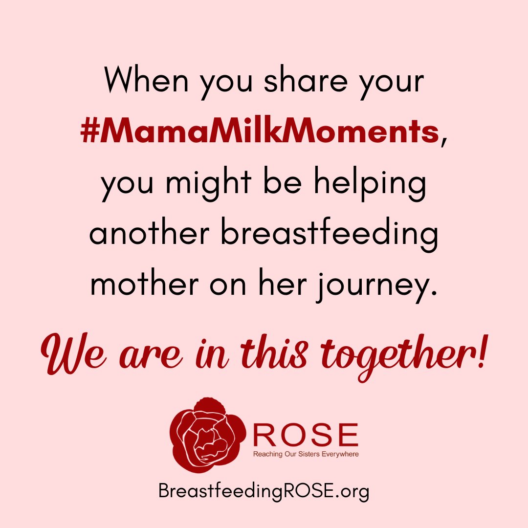 Share your #MamaMilkMoments and uplift fellow breastfeeding moms! Your journey can inspire others. Tag #MamaMilkMoments for a chance to be featured. #TogetherWeNourish #BLKBFing #ROSEHEAL #HEAL2HEALTH