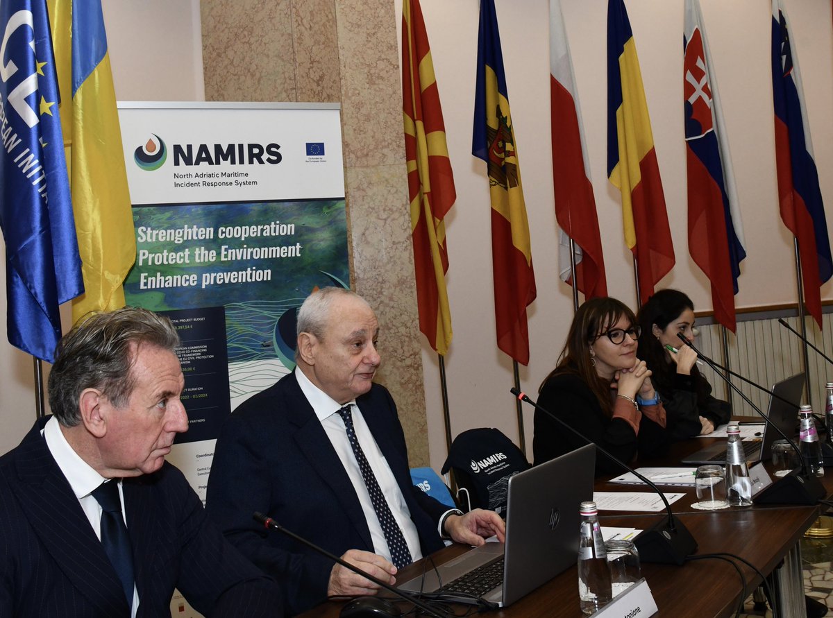 CEI_Secretariat's tweet image. SG Antonione at opening emphasised importance of international cooperation in addressing #EnvironmentalDisasters &amp;amp; expressed hope for continued support in ensuring a framework of permanent collaboration for safeguarding the #AdriaticSea and its resources.