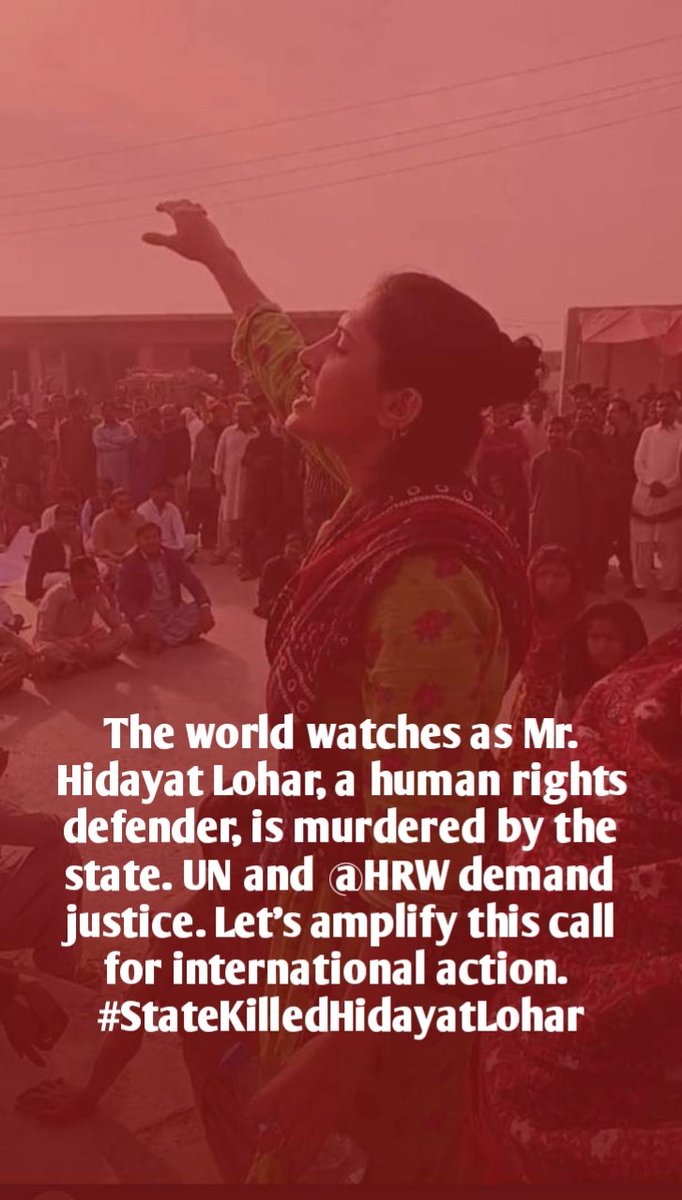 Hidayat Lohar's life was taken unjustly by the state. We urge <a href="/UN/">United Nations</a>, <a href="/amnesty/">Amnesty International</a>, <a href="/HRC/">Human Rights Campaign Rapid Response</a> to investigate this tragic incident and hold those responsible accountable,. #StateKilledHidayatLohar