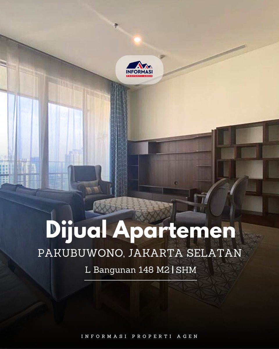 AgenInformasi's tweet photo. Dijual Apartemen Pakubuwono Spring 148m² 2BR 8,05M Pakubuwono, Jakarta Selatan

SertifikatSHM
L. Bangunan148 M2
Kamar Tidur2
Kamar Mandi1

1JXMHGB8

Call Me
Cornel 6289-8887-0090

klik untuk melihat properti kami :
https://t.co/jh0BhvGtLw

-InDRA https://t.co/vWLBe7QpHQ
