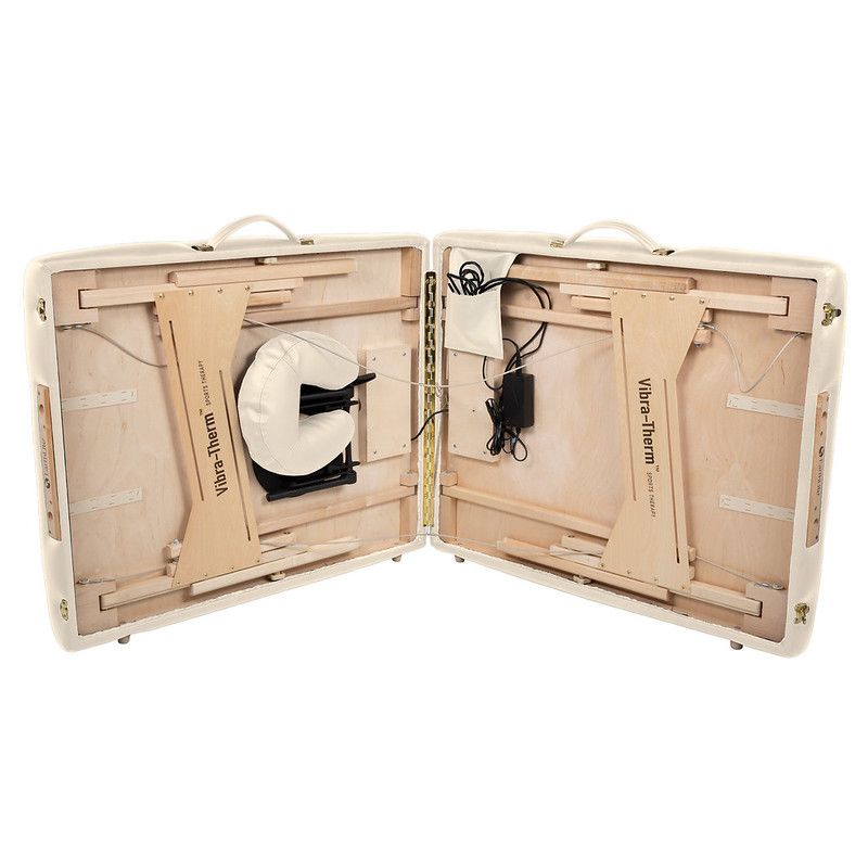 NOUVEAUTE! Table de massage pliante VIBRA-THERM, table de massage combinant un système de vibration pour la relaxation ou recuperation musculaire et un système de chauffe pour diffusion de la chaleur. 
 buff.ly/49Fs7fb