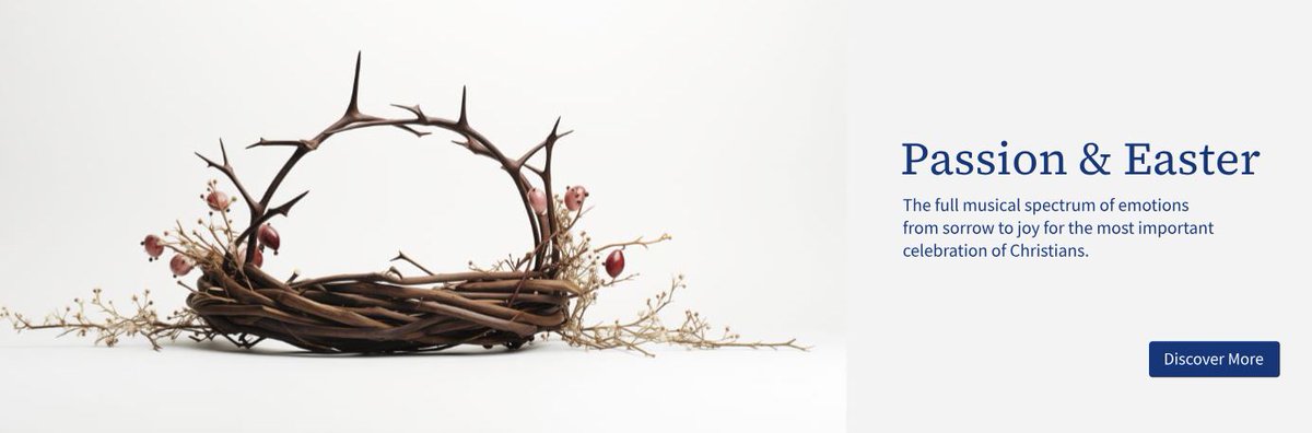 Stretta_Music's tweet photo. The full musical spectrum of emotions from sorrow to joy for the most important celebration of Christians! Discover more here:
https://t.co/VPePnkpNEf
#Easter #Passion #sheetmusic https://t.co/45HRv2puR1