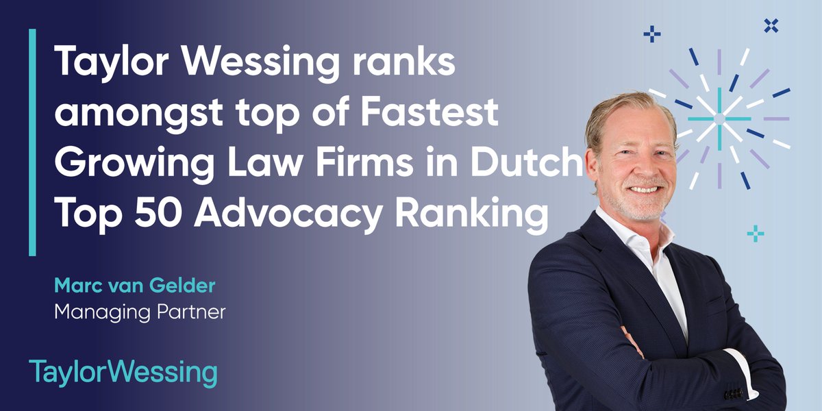 Advocatie published its annual #StandvandeAdvocatuur report, and we are excited to share that Taylor Wessing has been recognised as one of the fastest-growing law firms, boasting an impressive growth rate exceeding twenty percent over the past year bit.ly/3UH0jCU