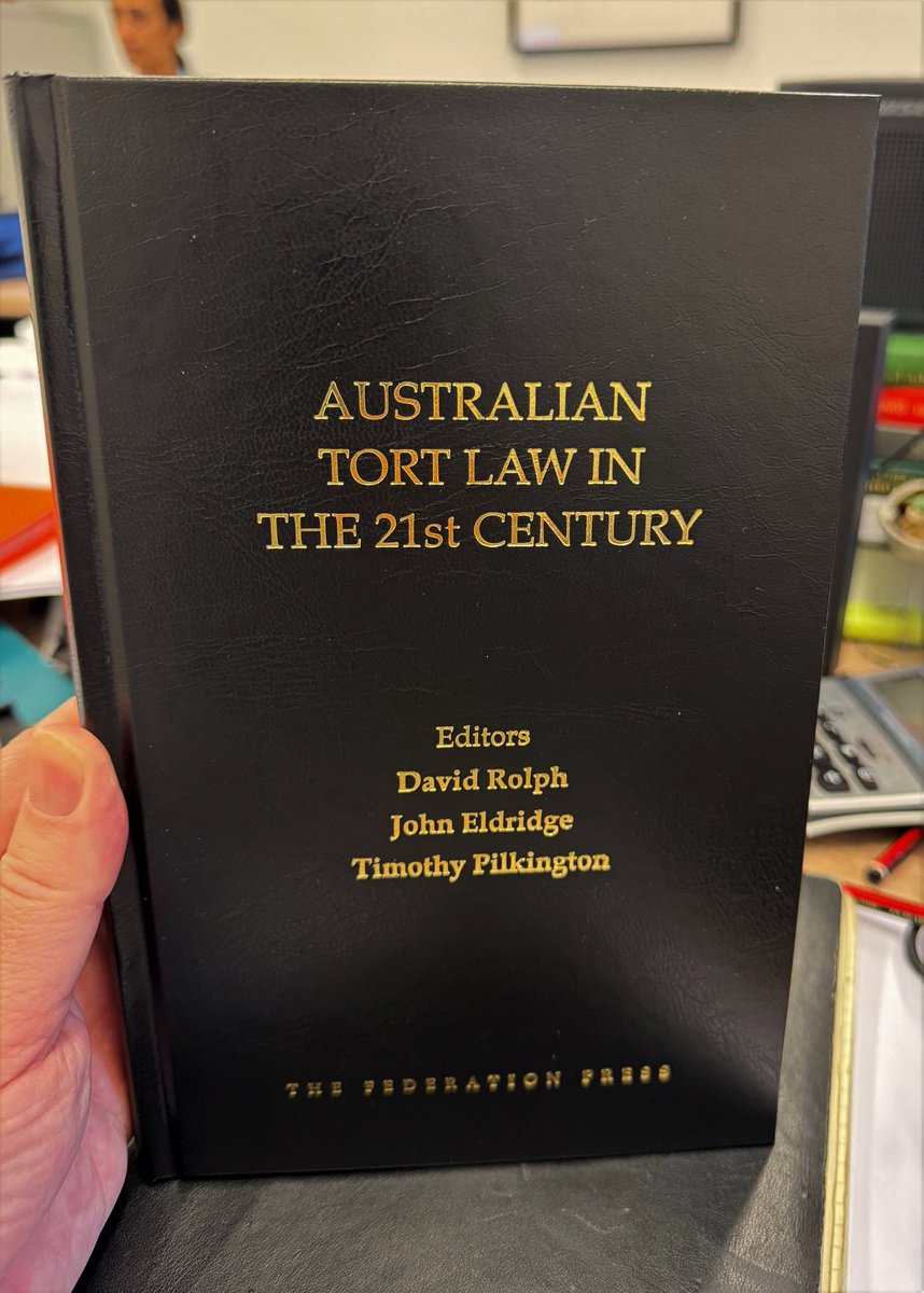 My latest book (edited collection) published today by ⁦@TheFedPress⁩ #auslaw