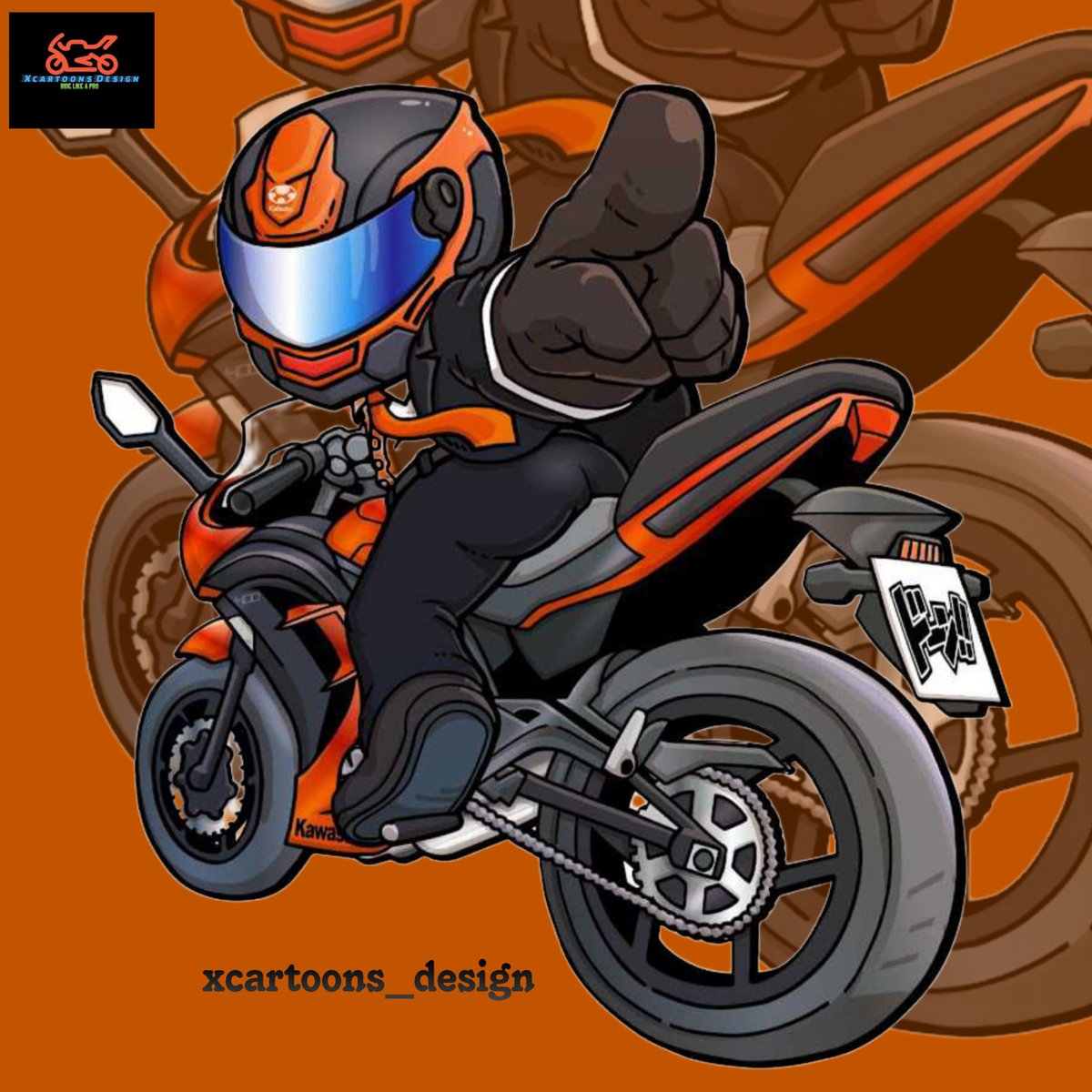 Adding my own unique touch to the motorcycling world with vibrant, lively cartoons.

#indianftr #rolandsandsdesign #motorcycles #motorcyclelife #motorcyclemafia #motorcycletouring #bikelife #bikelovers #BIKER #ktmrc200 #stuntriding #scoutbobber #motorcyclesofinstagram