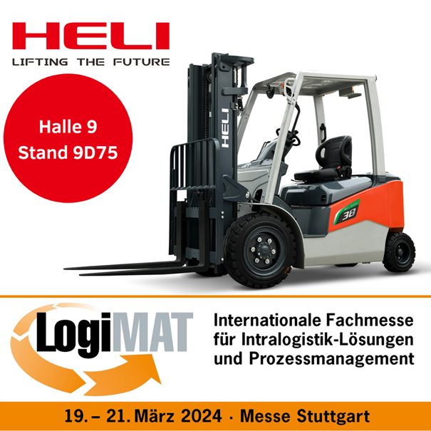 HELI_STAPLER's tweet photo. HELI goes @Logi:Mat. 
Vom 19. bis zum 21. März 2024 sind wir auf der Internationalen Fachmesse für Intralogistik-Lösungen und Prozessmanagement auf dem Stuttgarter Messegelände vertreten. 
Unseren Stand findet ihr in HALLE 9 am STAND 9D75. 

 #heli #LogiMAT #forklift https://t.co/wGZpGK55fR