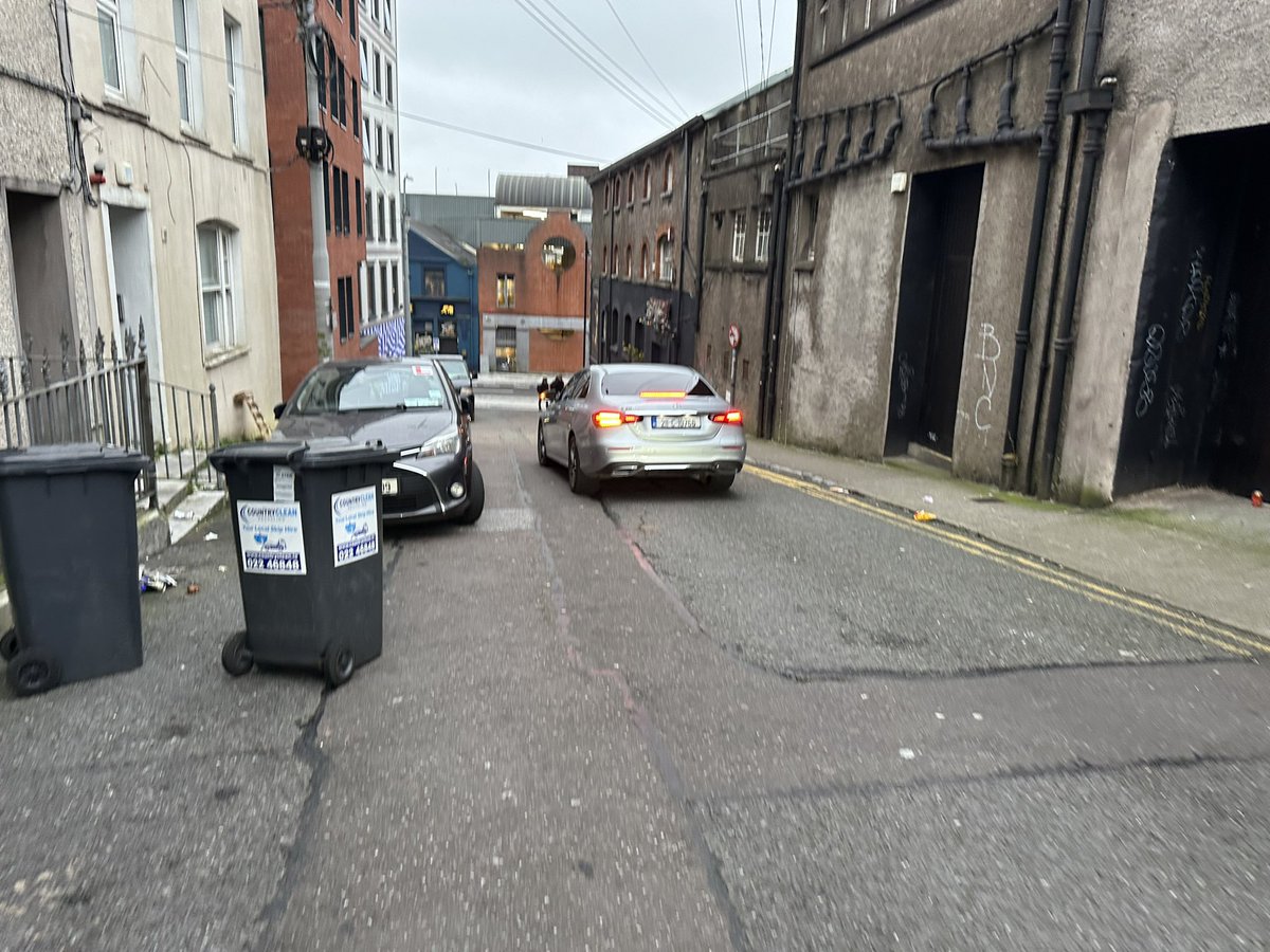 …..because one way on York St doesn’t apply to us….