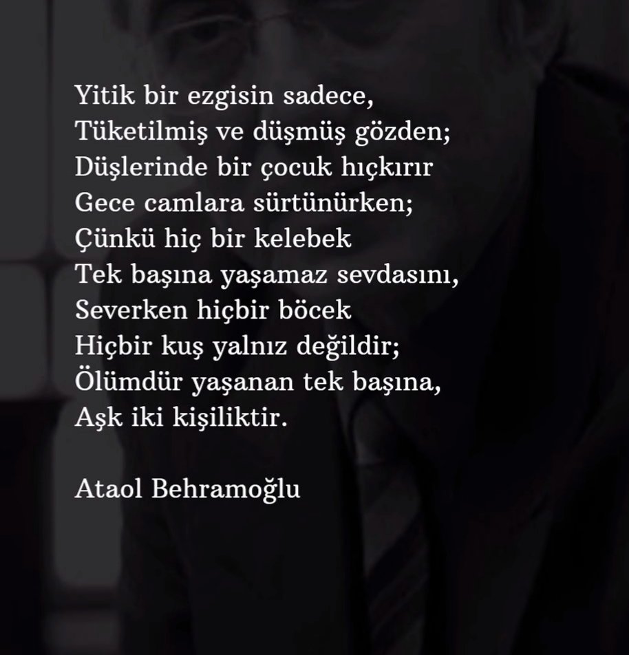 Deliliikbu's tweet photo. Ölümdür yaşanan tek başına, 
Aşk iki kişiliktir. https://t.co/ublX4uZ8Gg