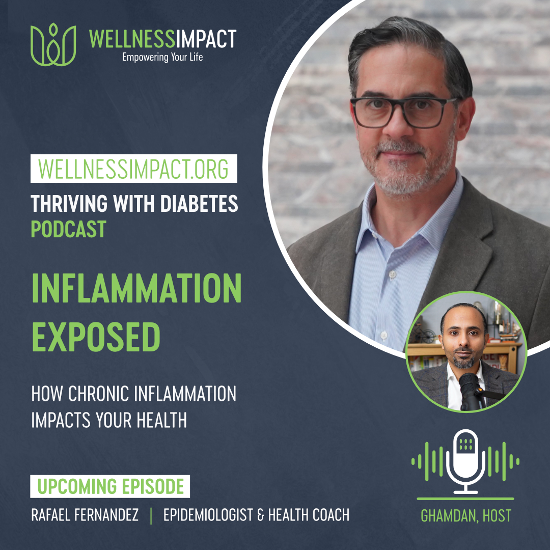 🎙️Upcoming Episode! Inflammation Exposed: How Chronic Inflammation Impacts Your Health | youtube.com/@wellnessimpact #wellnessimpact #diabetes #podcast #chronicInflammation #inflammation #lifestylechanges #diet #nutrition #supplements #health #longevity #podcastshow