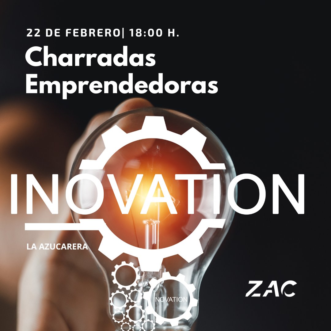 ¡Novedad #ZAC! Las #CharradasEmprendedoras van a ser encuentros mensuales entre emprendedores/as y profesionales del ámbito empresarial y económico. En esta ocasión, con Ester Ariza. 22 FEBRERO 2024 Horario: 18:00 h La Azucarera con #ZebraVentures  👉 zaragoza.es/zac/events/724…