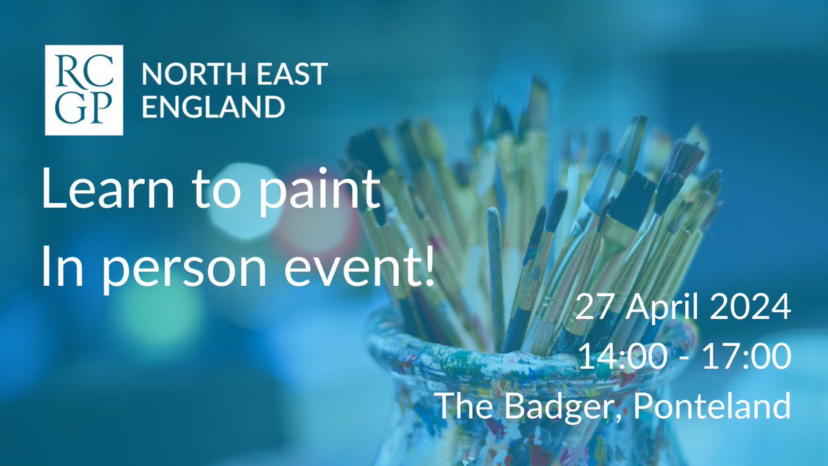 Taking a little time for yourself is important and at this event we give you the opportunity to relax and learn a new skill. Join us for this 'in-person' learn to paint session, free for members. Click here for more information - bit.ly/LtoPApril24 27 April 2024, 2-5pm.