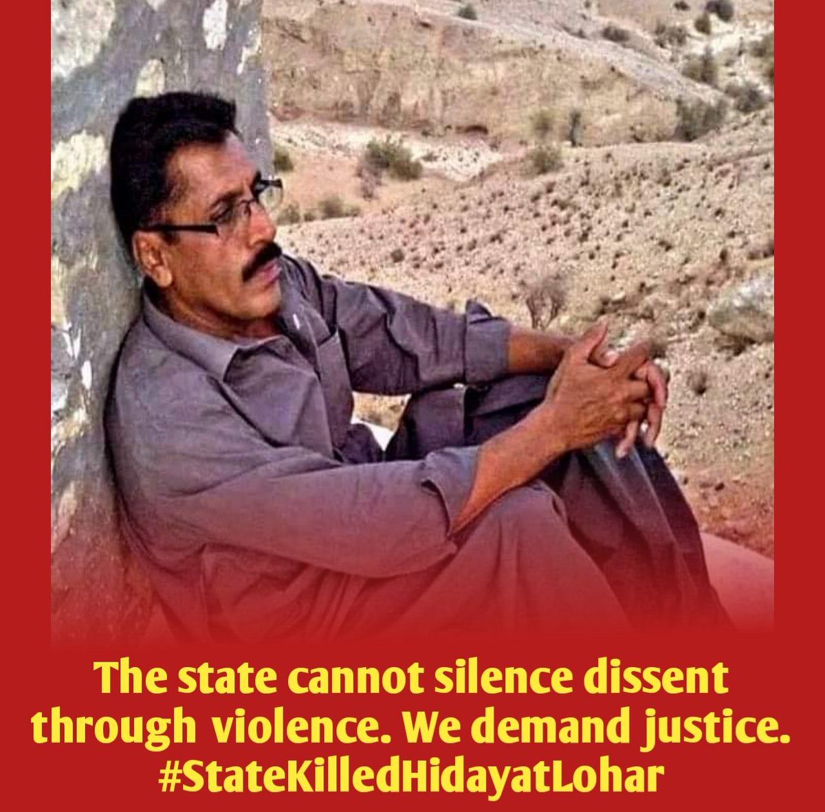We demand justice for Hidayat Lohar and all those who have been silenced by Pakistan's regime. <a href="/hrc/">Human Rights Campaign Rapid Response</a>, are you listening? #StateKilledHidayatLohar