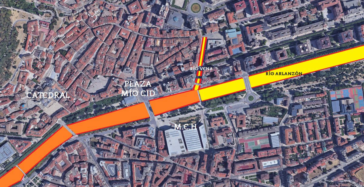 PoliciadeBurgos's tweet image. ¡AVISO IMPORTANTE!
Debido a la descarga de caudal proveniente de la presa de Úzquiza hoy martes 20 y especialmente mañana miércoles 21, se van a desembolsar 20 m³/s.
Los márgenes del Arlanzón se verán comprometidos llegando a inundarse, por lo que se pide no transitar por ellos⛔