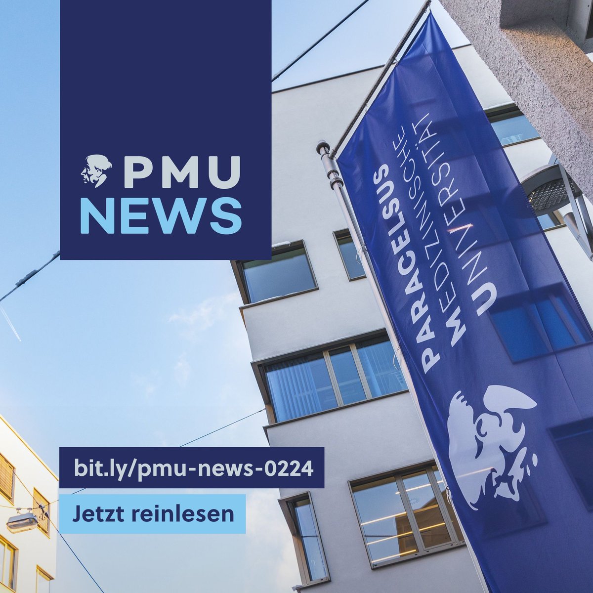 🔹 PMU-Newsletter Februar🔹Der aktuelle Newsletter der #PMU ist jetzt verfügbar: 👉👉 bit.ly/pmu-news-1123 Noch nicht abonniert? Keinen News mehr verpassen - jetzt anmelden unter 👉👉 bit.ly/pmu-newsletter #pmunews #paracelsusuniversity #neues #februar #aktuelles