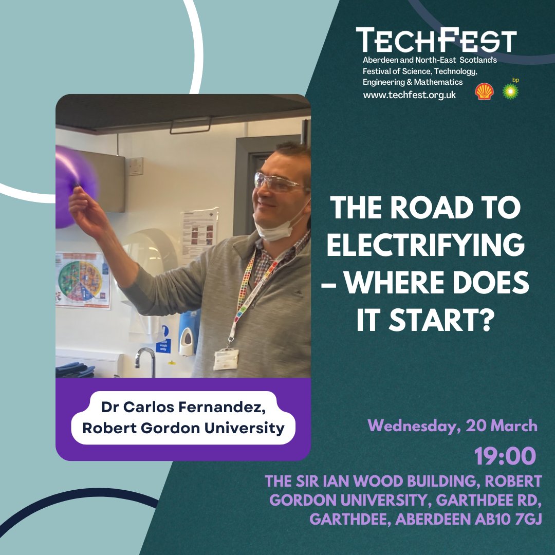 As part of this year’s Climate Week North East #CWNR24 join us on a journey of innovation and sustainability at 'The Road to Electrifying' event! 🌎⚡️ 🎤 Featuring Dr Carlos Fernandez @RGUPALS as our guide through the electrifying landscape. 🚀 Book via tinyurl.com/2p883yew