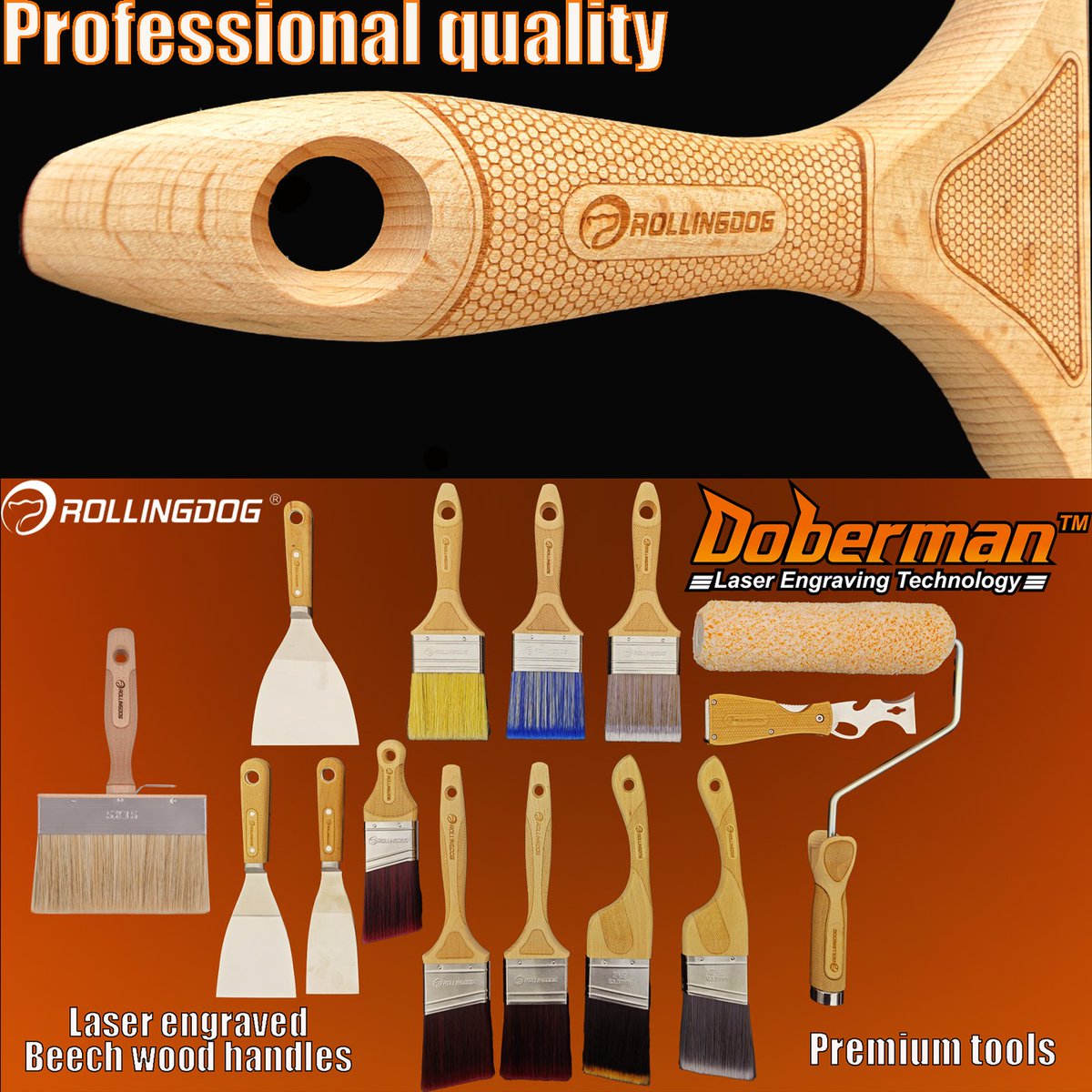 ROLLINGDOG's Doberman Series offers a full line of professional tools
#rollingdog #paintingtools #homerenovation #manufacturer