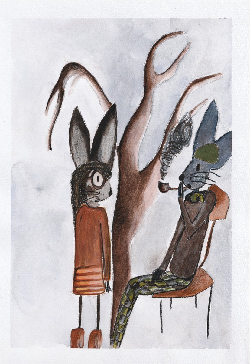 #kidsillustration #illustration  #NFTs #NFTCommunity #art #rabbit #frenchartist