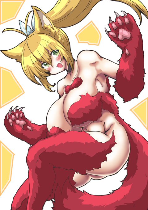 今日の日課は半獣人化衣装マキさんです 