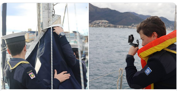 Buona Rotta dall'Alta Squadriglia Nautica Cormorani degli #scout d'#Europa, di ritorno da un'entusiasmante domenica di navigazione lungo la costa genovese. Tra virate e abbattute su delle ondose e lunghe "montagne russe", prove di carteggio, e chiacchierate in porto