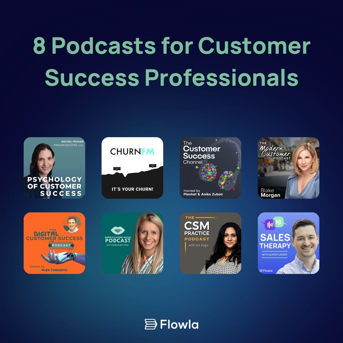 What’s your favorite #CustomerSuccess podcast out there? Aside from our own show - Sales Therapy hosted by @AYurder , there are a few #podcasts we can recommend 👇 buff.ly/49GaRX3 Let’s help each other discover more amazing shows and #experts - share your top picks 👇