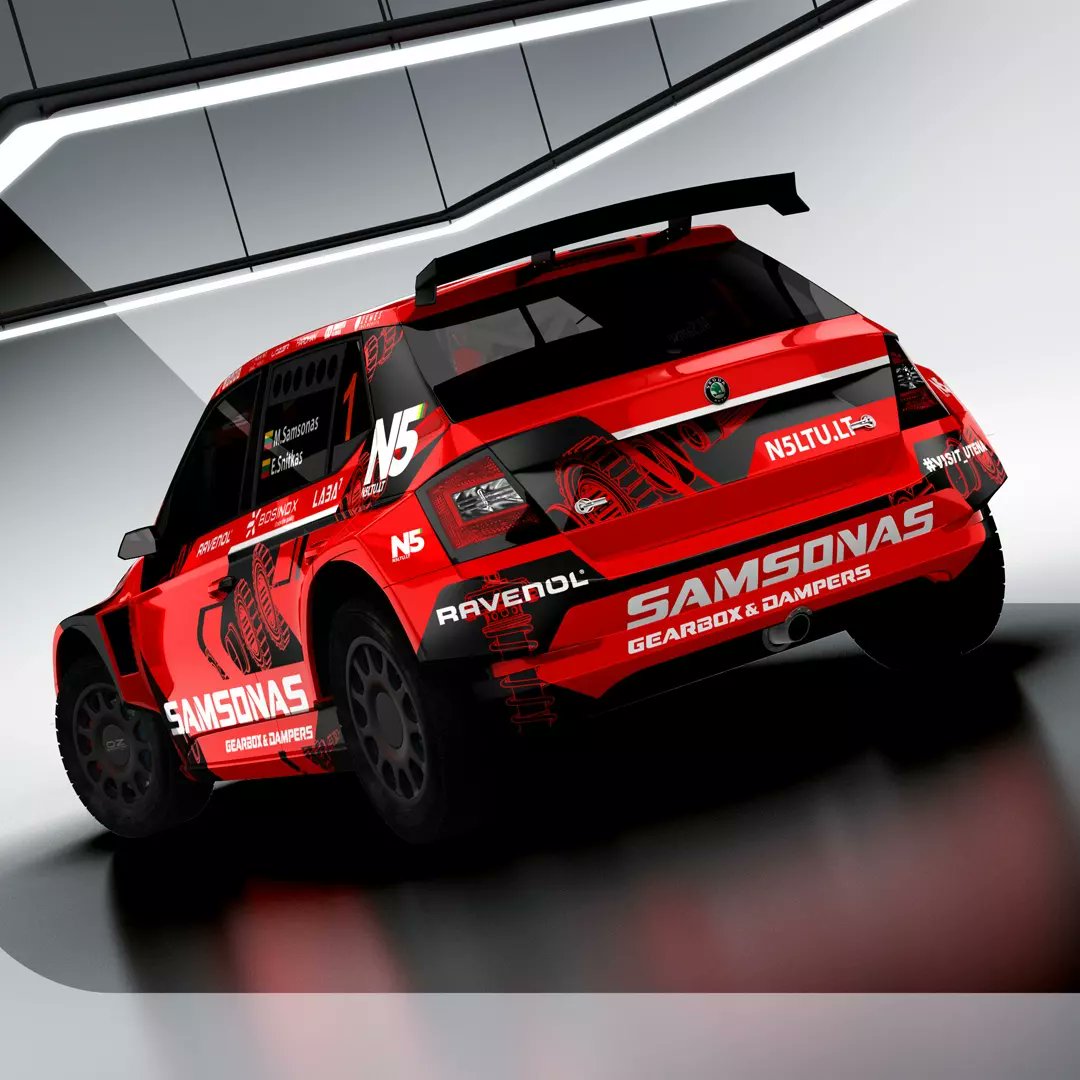 AbstraxiDesign's tweet photo. The classic Samsonas Motorsport color scheme, i.e. solid gloss red on the bodywork, is counterposed by the addition of black matte with gearbox & dampers elements. Our minimalist livery design was further emphasized with white accents.
#samsonas #samsonasmotorsport https://t.co/ztQHWEP3Uu