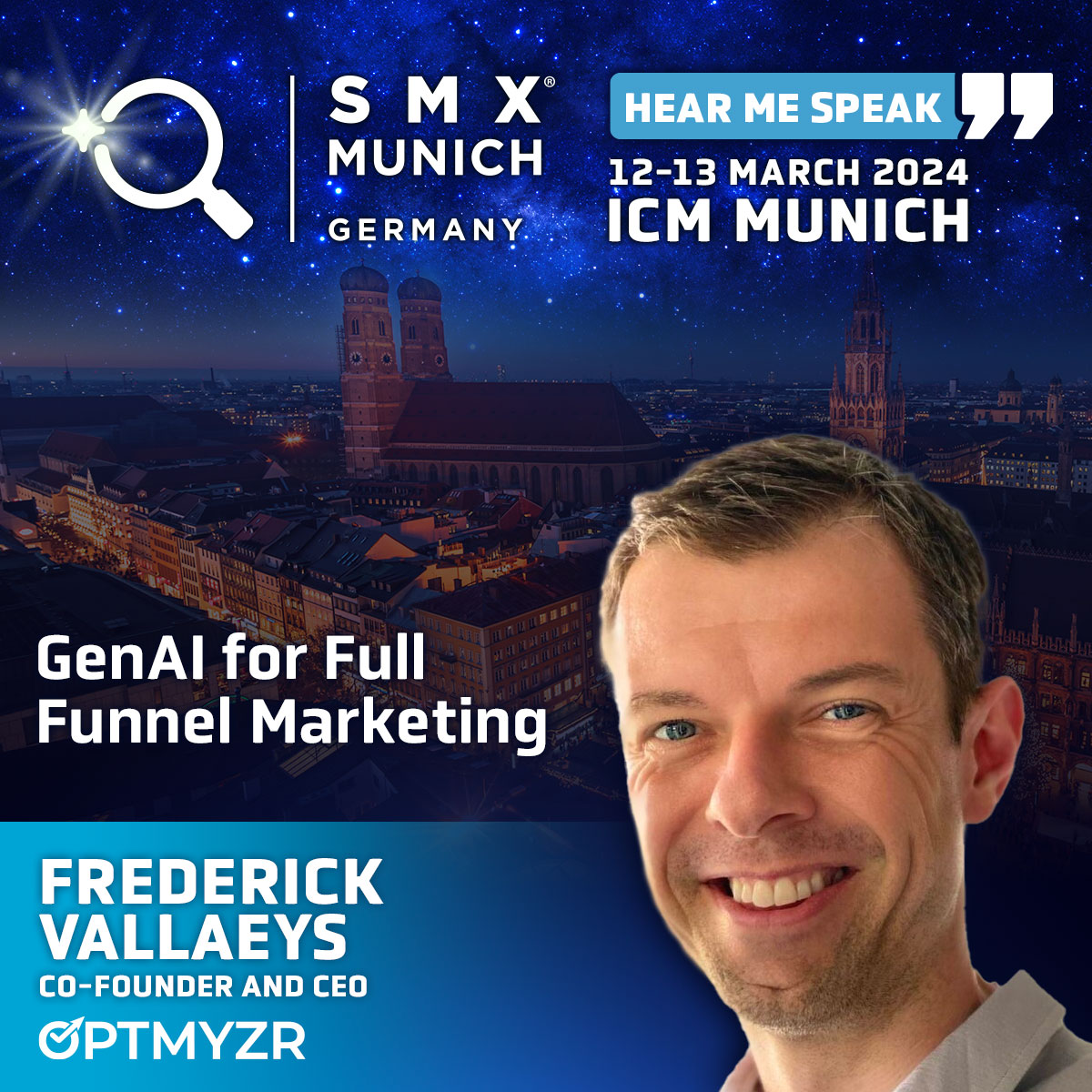 Discover GenAI beyond ads with Fred, leveraging it for audience building, data signals, and creative optimization. ow.ly/59ut50QzbTT #smx #GenerativeAI #funnelmarketing