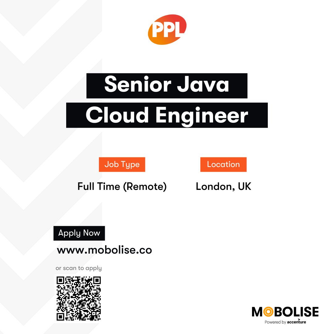 Want to drive cloud innovation? MOBOLISE has a new opening for a Senior Java Cloud Engineer at @PPLUK. Lead cloud architecture, build AWS solutions, manage a team of developers and make an impact! Apply: jobs.mobolise.co/jobs/304083721… #cloudcomputing #java #devops