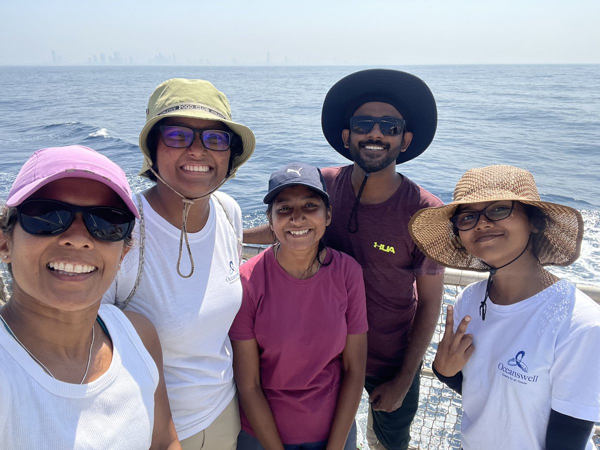 @OceanswellOrg @Greenpeace The @OceanswellOrg team! I started as a deckhand and the only Sri Lankan aboard the R/V Odyssey expedition in 2003 and today I’m the lead scientist and was able to bring aboard 5 of my students on board. @Greenpeace SouthAsia