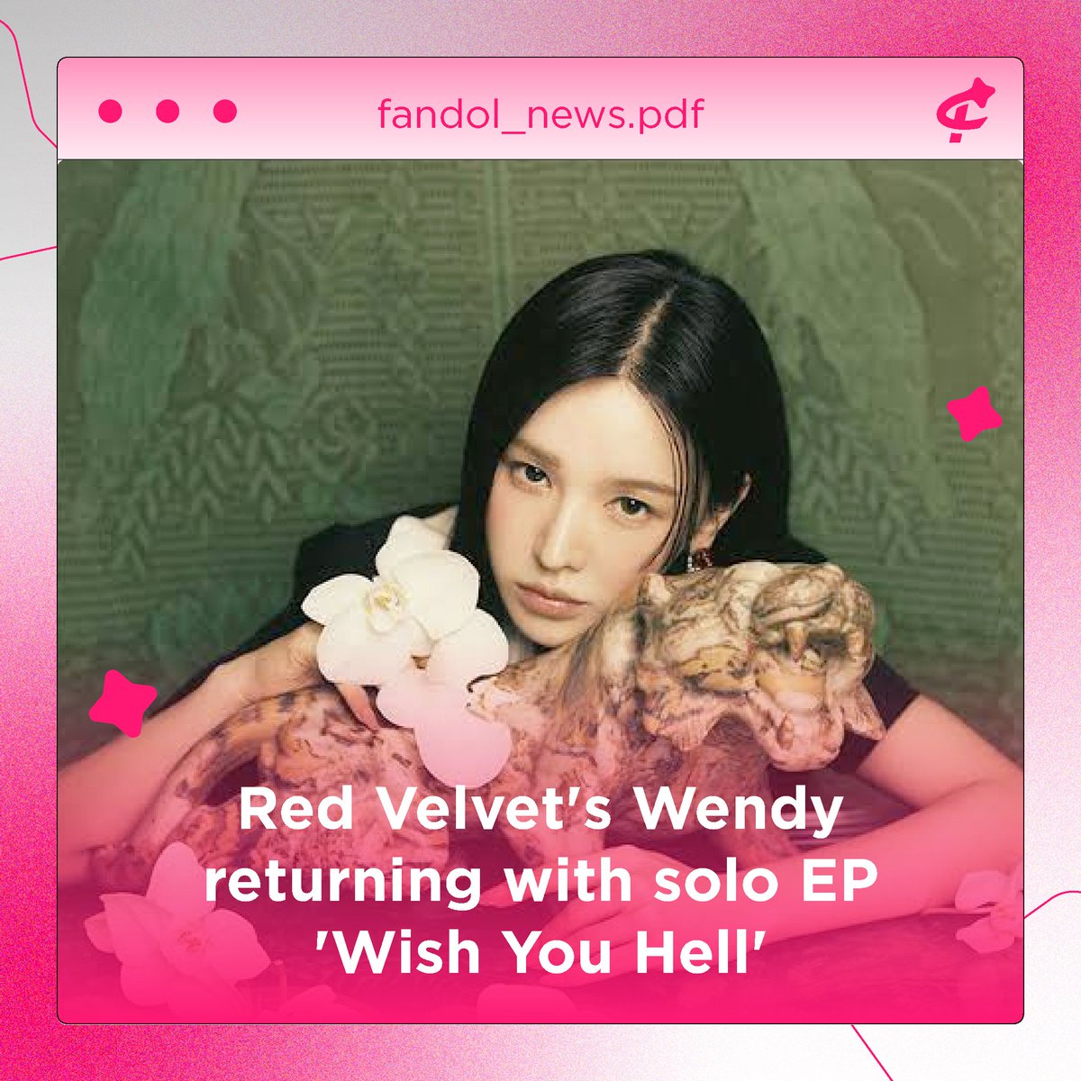 fandolglobal's tweet photo. Wendy bakal rilis Mini Album kedua yang berjudul Wish You Hell di tanggal 12 Maret nanti lho🥳 

Terus, yang kita nanti-nantikan di minggu ini, IU juga akan rilis album di hari ini lho!

#NewJeans #뉴진스 #아이유 #IU #RedVelvet #Wendy #NewJeans  #Kpop #Fandol #FandolNews https://t.co/2vaJoaL894