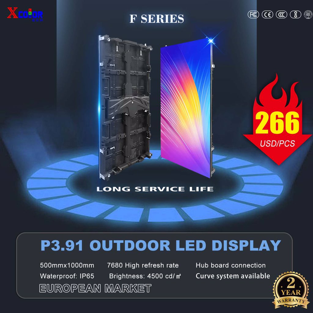 LedXenia47290's tweet image. F Series on sales 🔥🔥🔥
P3.91 500*1000 mm

indoor : $222/pcs
outdoor: $266/pcs

welcome to consult.
WhatsApp (Xenia): +86 15078052044
#ledscreendisplay #ledscreenpinxel #ledscreenpanel #leds #ledstagewall #ledstagescreens #ledstagescreen  #ledindoor #ledoutdoor